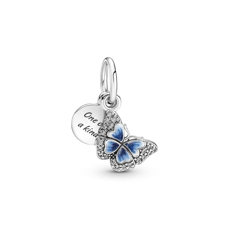 Pandora Moments 925 Sterling Silver Butterfly Dangle Charm 790757C01-zoom-