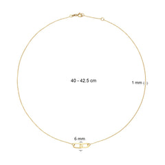 Jackie Gold Cannaregio 14 Karat Gold Necklace JKN24.462