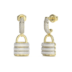 Guess Guess My Secret Gold Earrings JUBE05407JWYGT-U