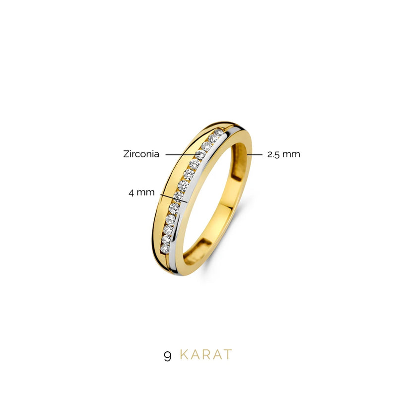 Beloro Jewels Monte Napoleone Stella 9 Karaat Ring BO330017-52-zoom-
