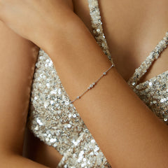 Ania Haie Miss Dainty 925 Sterling Silver Zirconia Bracelet AH-B065-03H