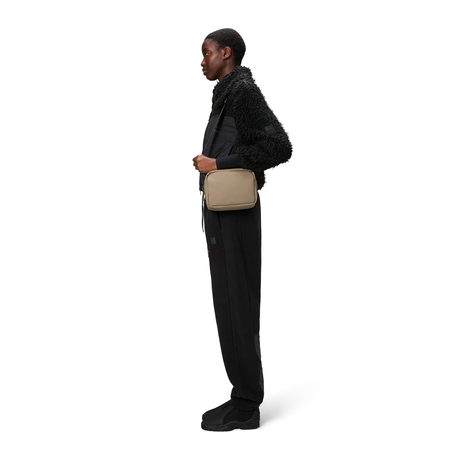 Rains Beige Box Bag R14100-133