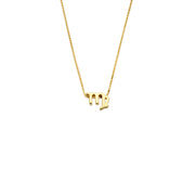 Isabel Bernard Étoiles d’Or Virgo 14 Carat Gold Venetian Necklace With Horoscope IB340183
