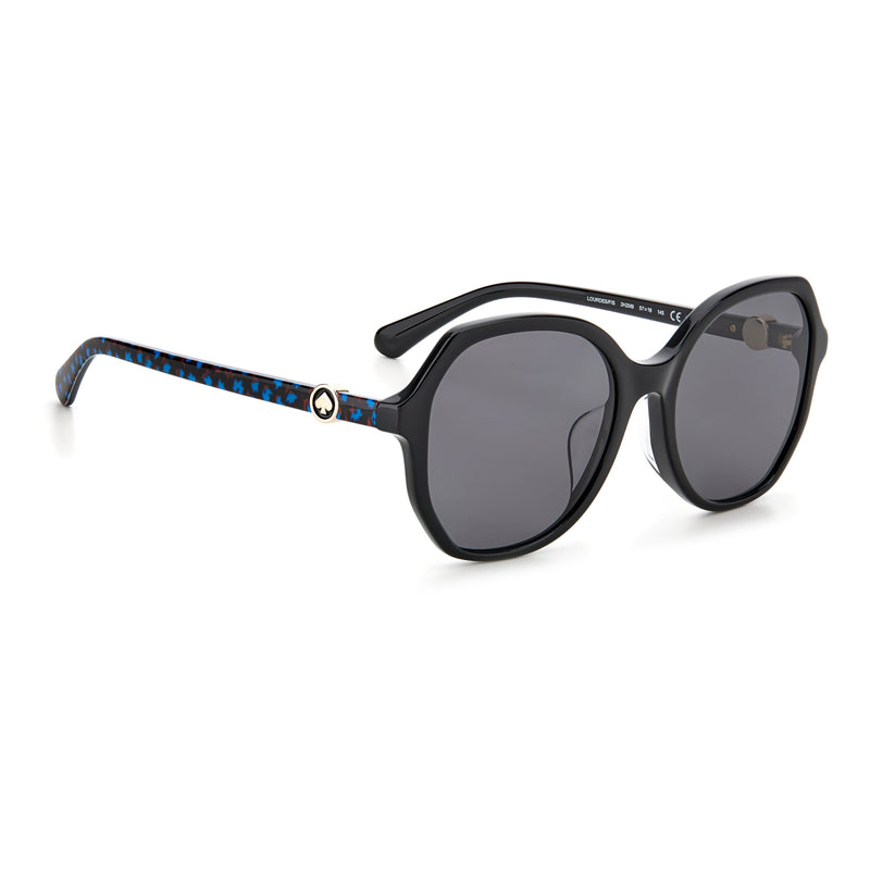 Kate Spade New York Lourdes Zwarte Zonnebril 2041343H257M9-zoom-