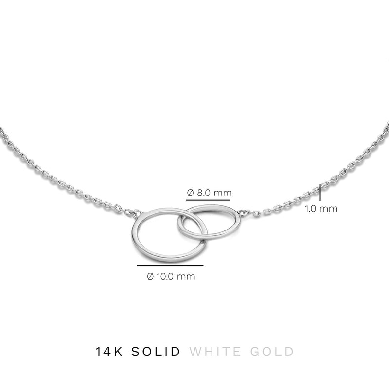 Isabel Bernard Saint Germain Loulou 14 Karaat Witgouden Armband IB320125 (Lengte: 18.00 cm)-zoom-