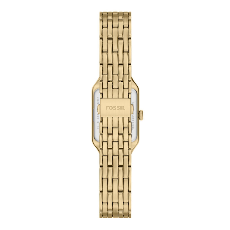 Fossil Raquel Mini Rectangular White Dial Watch ES5467-zoom-