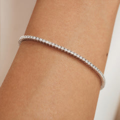 Isabel Bernard De la Paix Madeline 14 Carat Whitegold Tennis Bracelet | diamond 1.08 ct | IBD320006