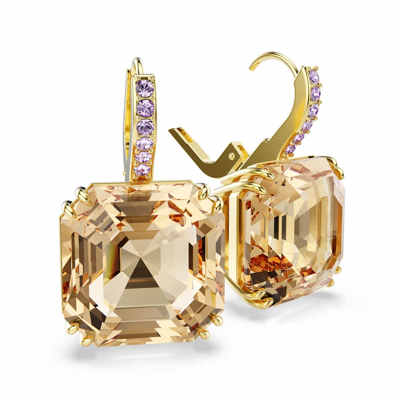 Swarovski Millenia Gold Coloured Earrings 5725744-zoom-