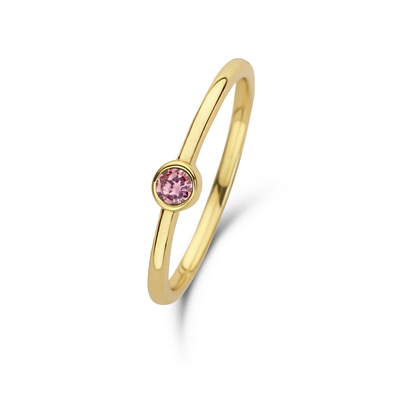 Violet Hamden Venus Goudkleurige Ring Met Geboortesteen VH330008OCT-60-zoom-