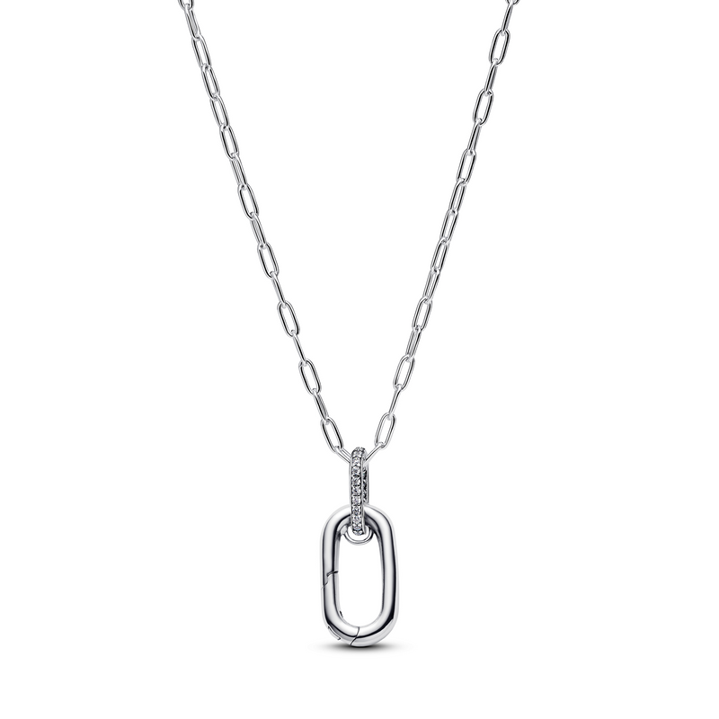 Pandora ME 925 Sterling Silver Link Necklace 394086C01-50-zoom-