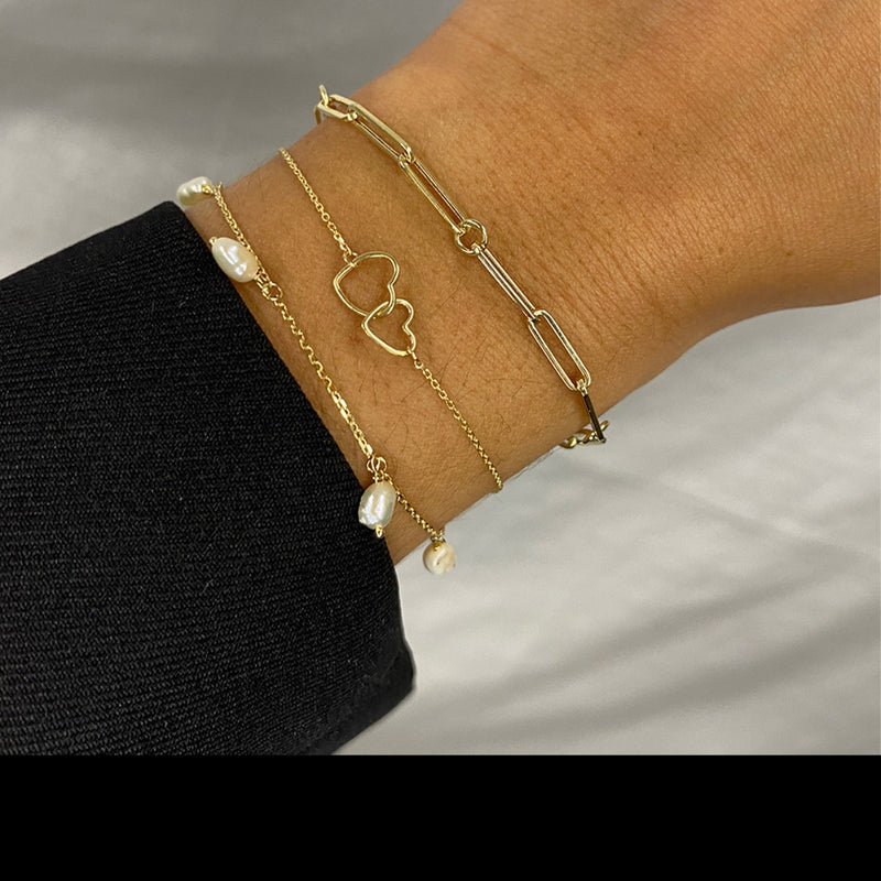 Jackie Gold 14K Golden Bracelet JKB23.049-zoom-