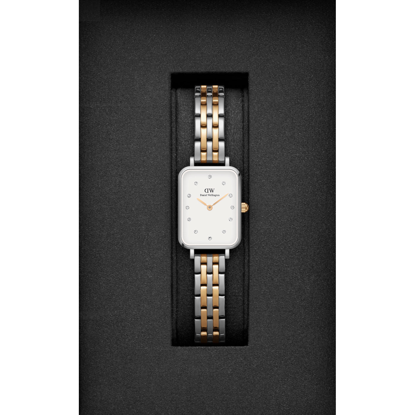 Daniel Wellington Quadro Link Gold Watch DW00100625