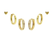 Karma 925 Sterling Silver Gold-coloured You Rock Earparty EPV01GP