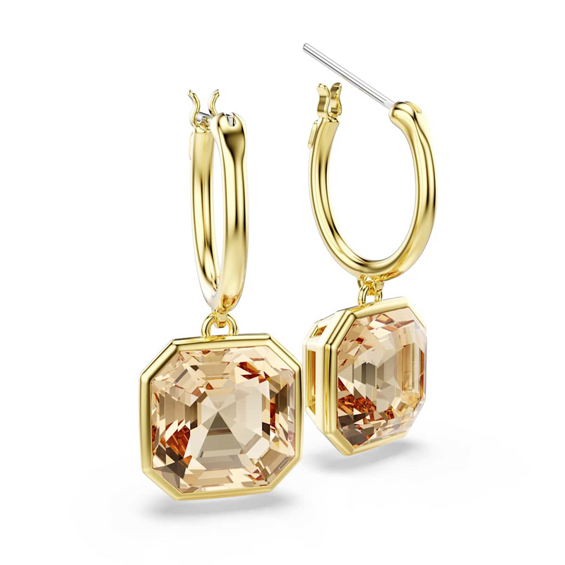 Swarovski Millenia Gold Coloured Earrings 5731148-zoom-