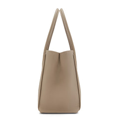 Isabel Bernard Honoré Cloe Midi Taupe Kalfsleren Handtas IB25082-078