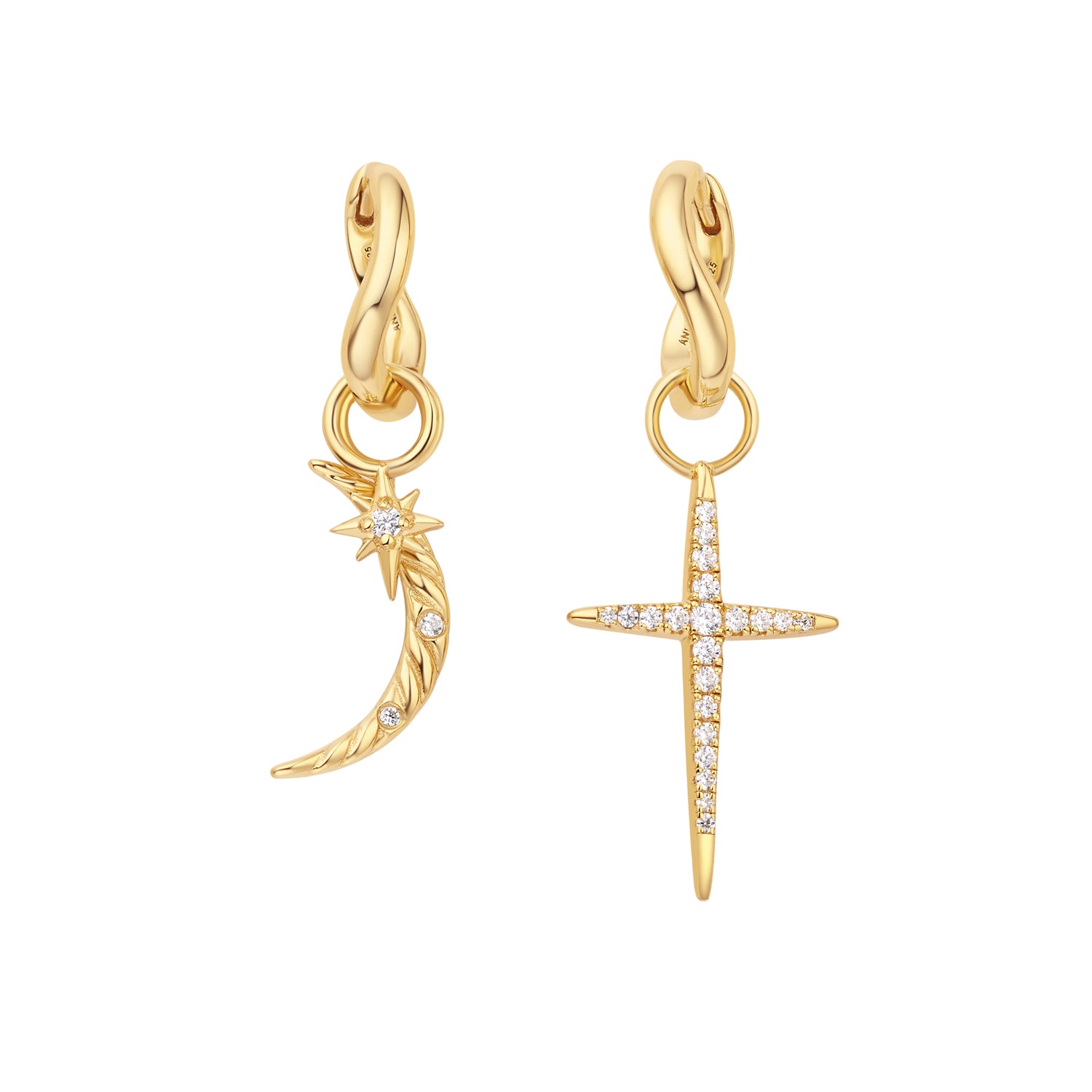 Ania Haie Pop Charms Gold Plated Pendant AH-EC048-04G