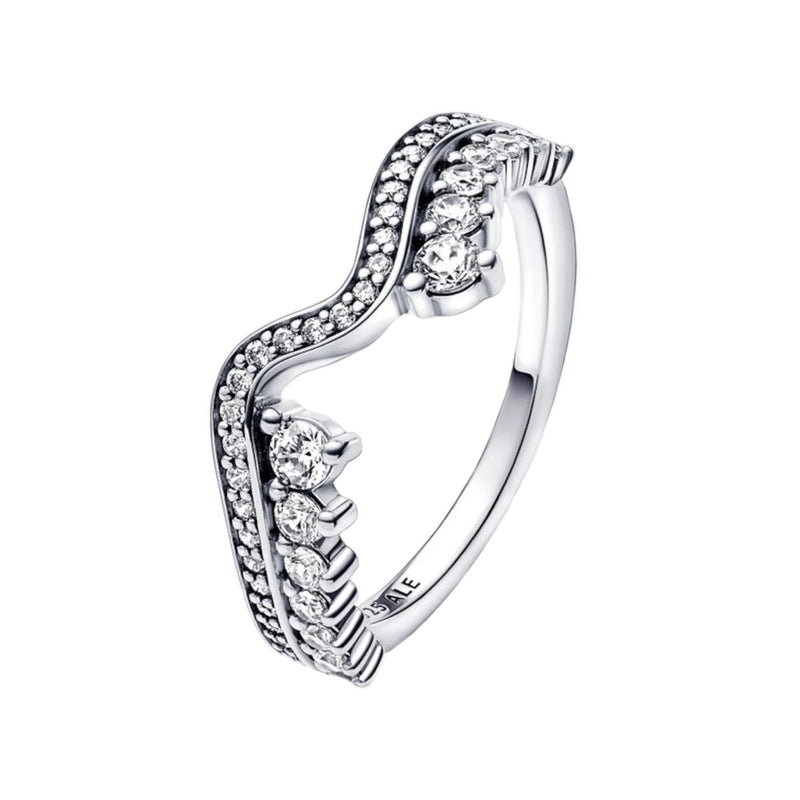 Pandora Timeless 925 Sterling Zilveren Wave Ring 192543C01-50-zoom-