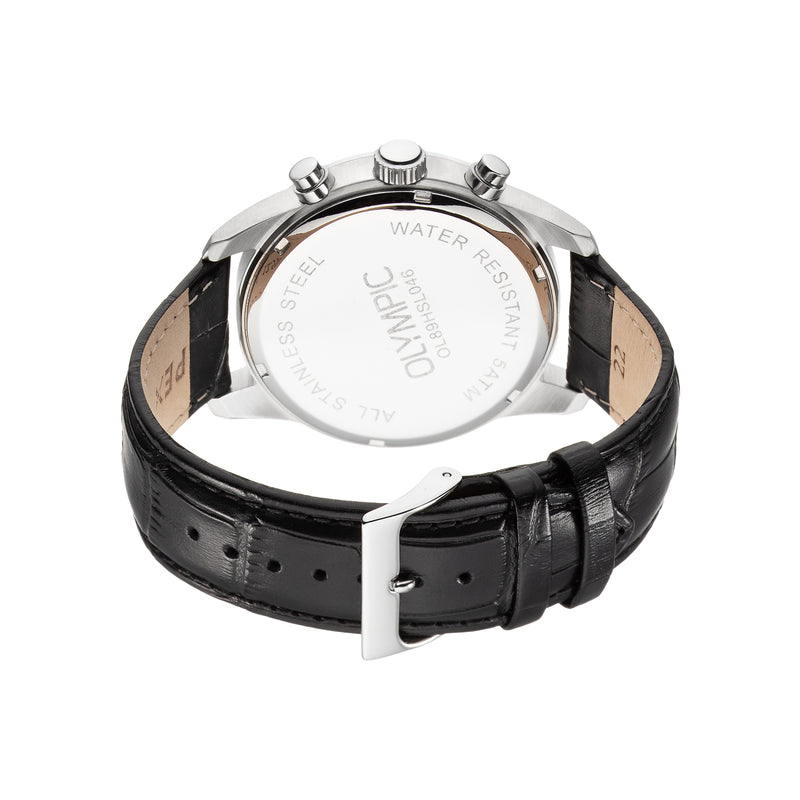 Olympic Zwart Heren Horloge 2002-OL89HSL046-zoom-