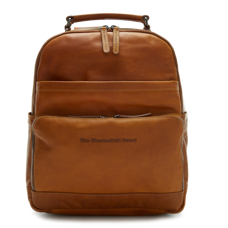 The Chesterfield Brand Austin Cognac Leather Backpack C58.018431-zoom-