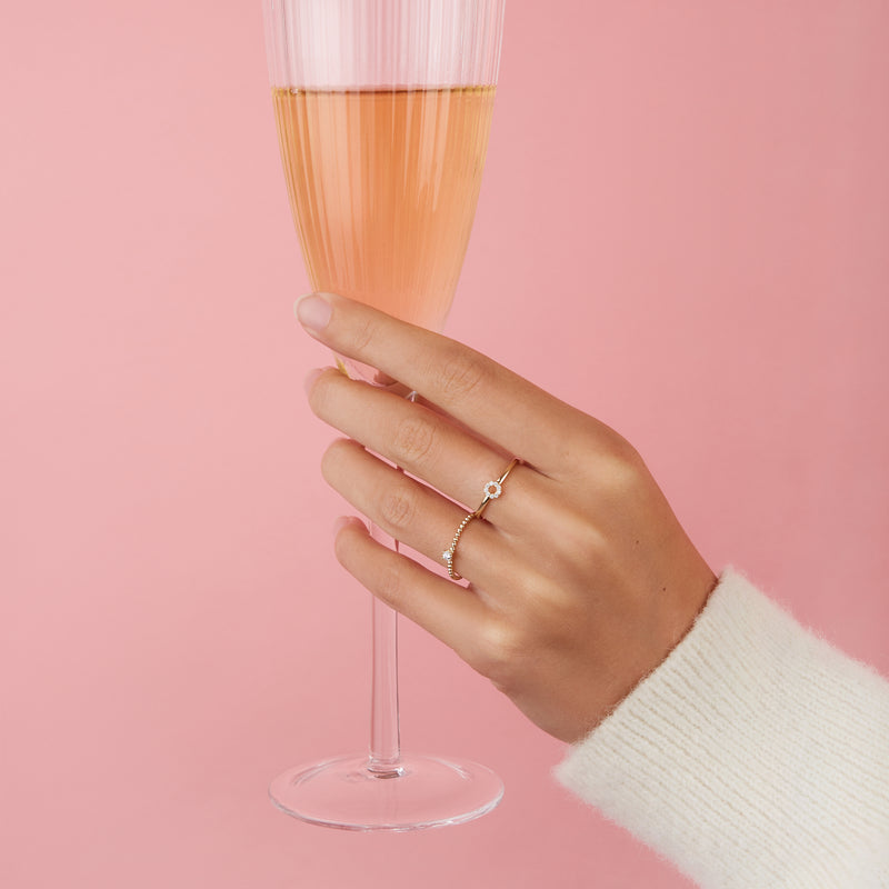 Blush 14 Karaat Gouden Ring 1217YZI/56-zoom-