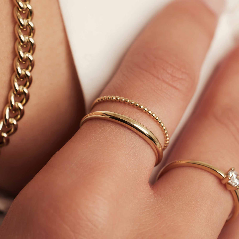 Isabel Bernard Rivoli Maryn 14 Karaat Gouden Ring IB330099-48-zoom-