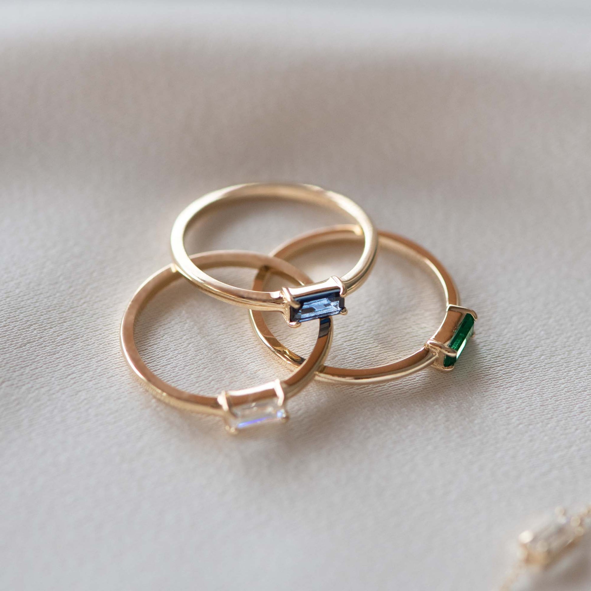 Isabel Bernard Baguette Vere 14 karaat gouden ring IB330021-50