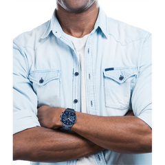 Tommy Hilfiger Matthew Blauw Heren Horloge 2002-TH1791945