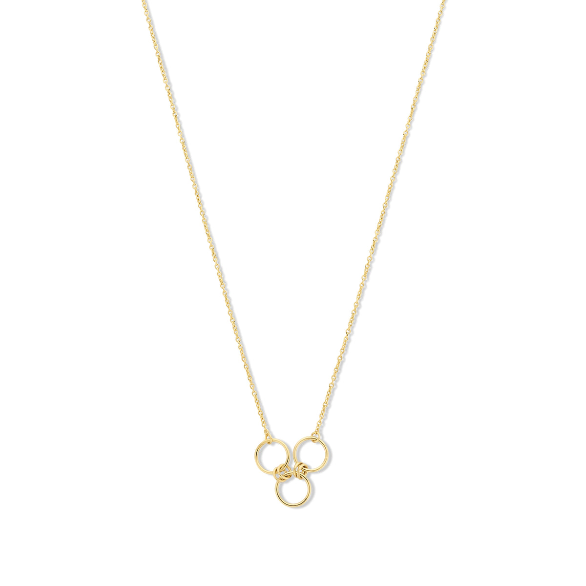 Isabel Bernard 14 Carat Golden Belleville Anna Necklace IB340047 (Length 40.00-45.00 cm)