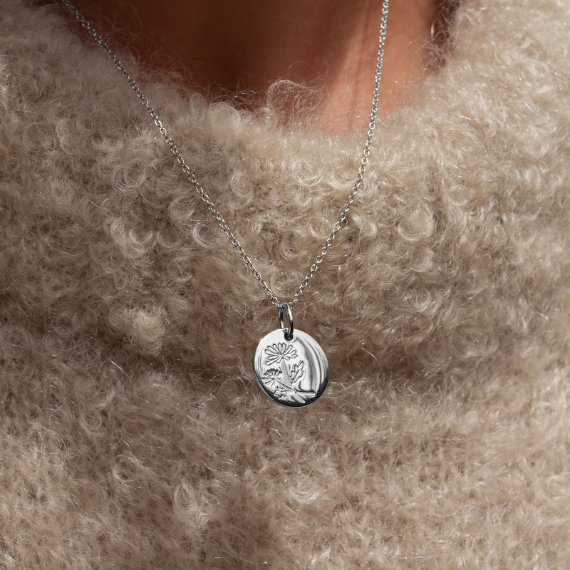 Violet Hamden Venus 925 Sterling Zilveren Ketting met Geboortebloem VH340026-NOV-zoom-