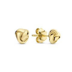 Beloro Jewels Regalo d'Amore 9 karat gold earring set with knot BO90037
