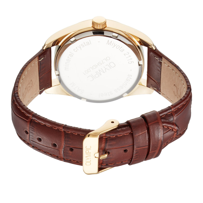 Olympic Louis Goudkleurig Herenhorloge OL75HDL001-zoom-