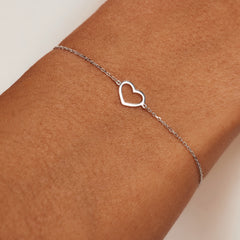 Isabel Bernard Saint Germain Amore 14 Carat White Golden Bracelet IB320052