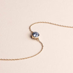 Violet Hamden Venus 925 Sterling Silver Gold-coloured BraceletwithBirthstone VH320010-FEB