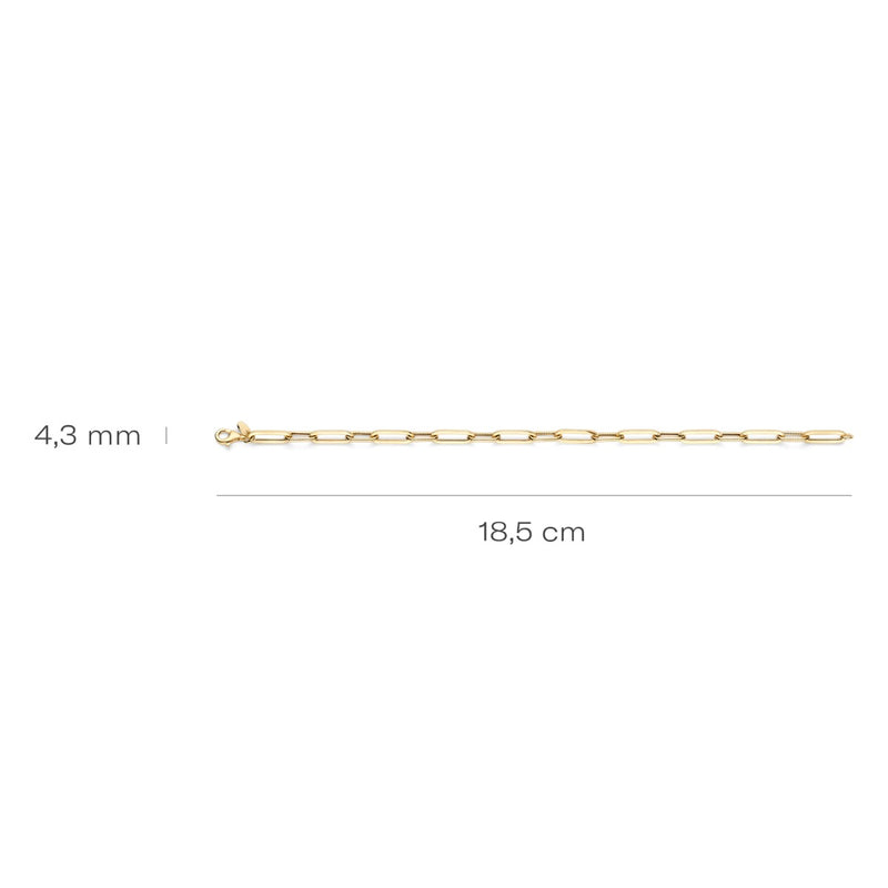 Blush 14 karaat Gouden Armband 2229YGO-zoom-