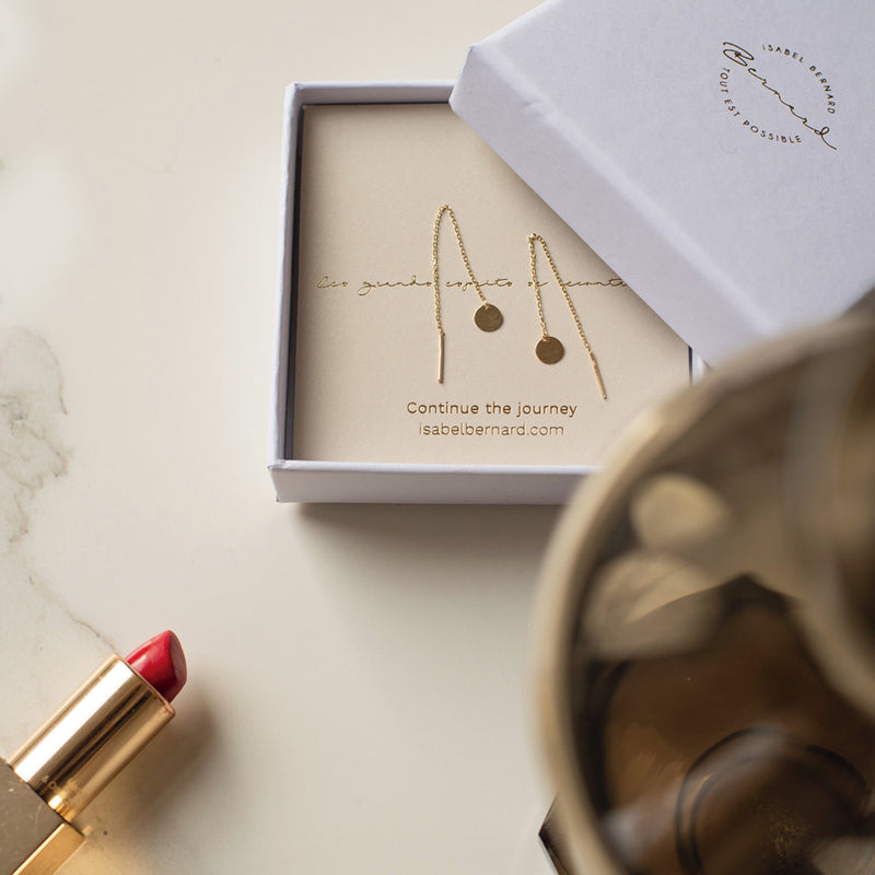 Isabel Bernard 14 Karaat Gouden Le Marais Jeanne Oorbellen IB360197-zoom-