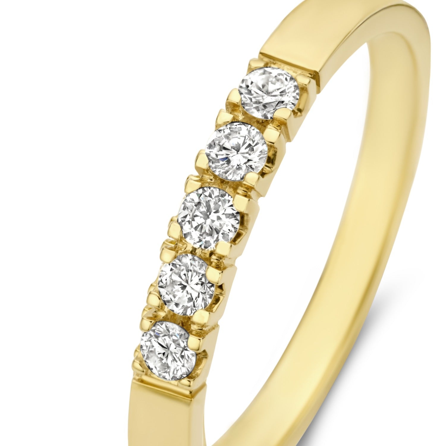 Isabel Bernard De la Paix Madeline 14 Carat Gold Ring | diamond 0.20 ct | IBD330018-48