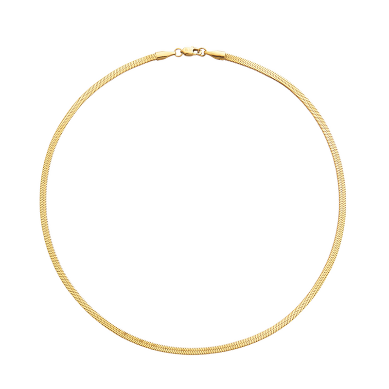 Mockberg Thin Snake Necklace MO577-zoom-