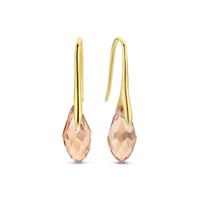 Parte Di Me La Sirena Ombrone 925 Sterling Silver Gold Plated Drop earrings PDM36146