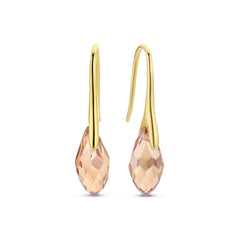 Parte Di Me La Sirena Ombrone 925 Sterling Silver Gold Plated Drop earrings PDM36146
