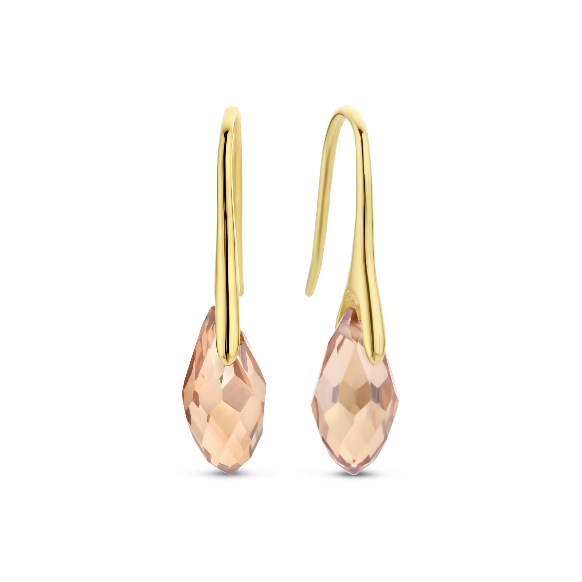 Parte Di Me La Sirena Ombrone 925 Sterling Silver Gold Plated Drop earrings PDM36146