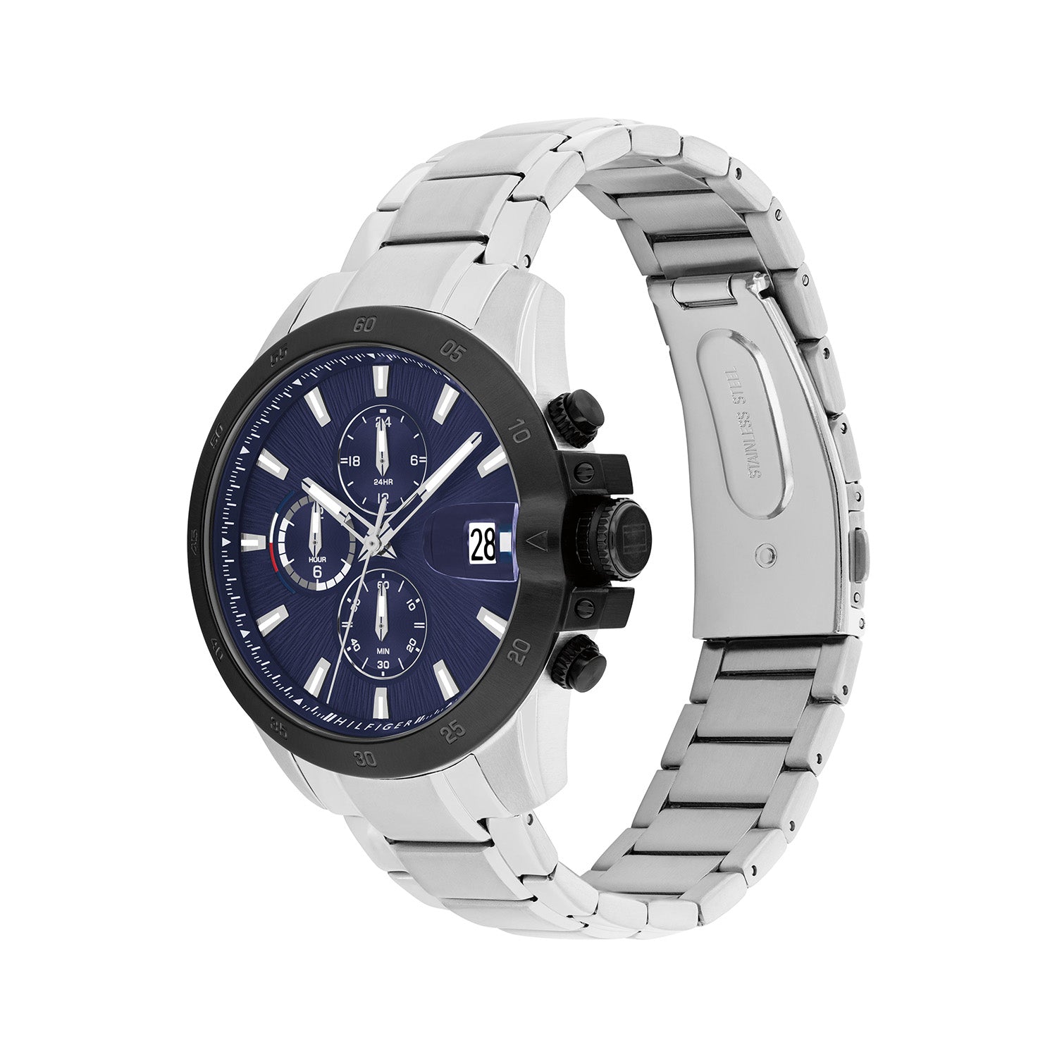 Tommy Hilfiger Jameson Silver and Blue Men's Watch TH1792198