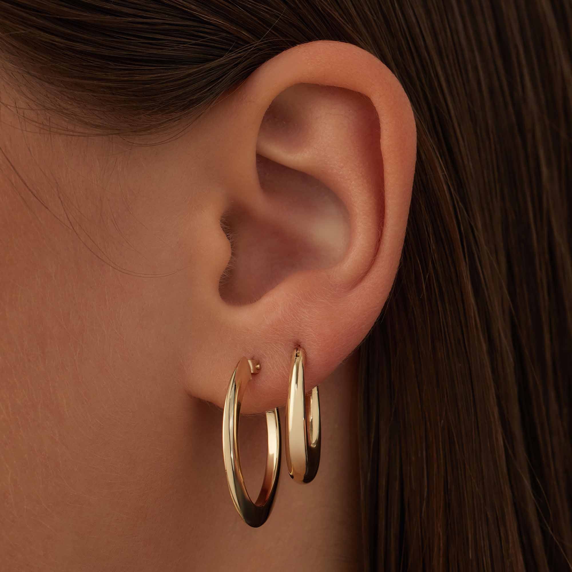 Isabel Bernard Rivoli Maryn 14 Carat Golden Drop earrings IB360246