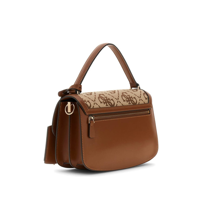 Guess Audrey Latte Logo Crossbody Tas HWJG97-55210-LTL-zoom-