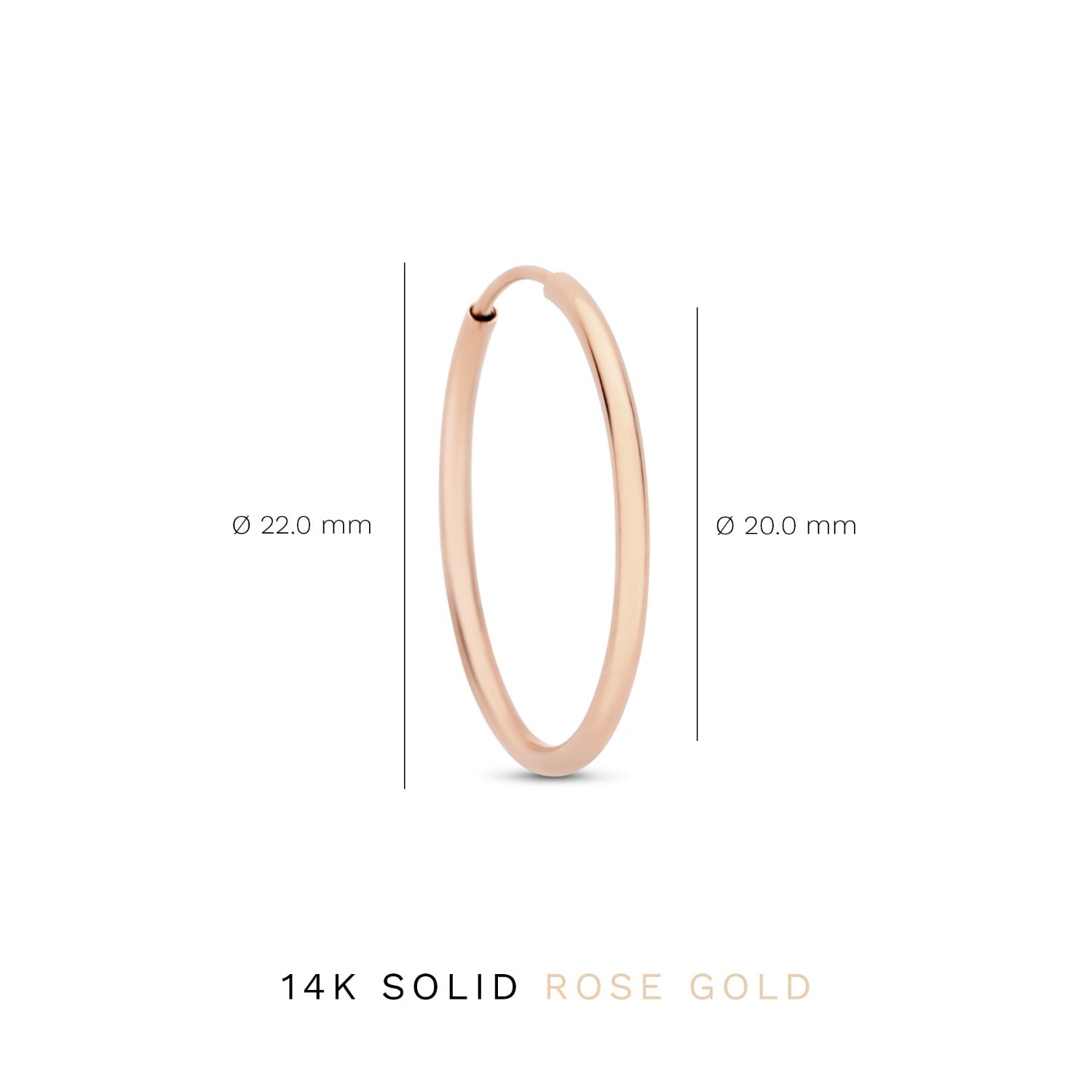 Isabel Bernard Cadeau d'Isabel 14 Carat Rosegold Earrings Set IB90077