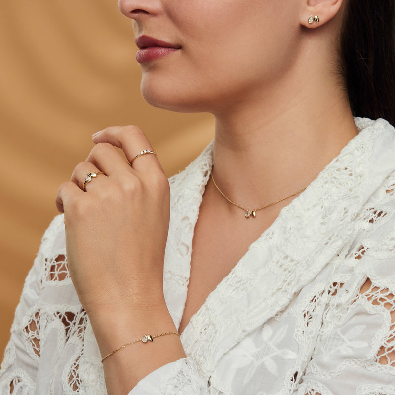 Beloro Jewels Regalo d'Amore 9 Karaat Ketting en Armband Giftset BO90016-zoom-