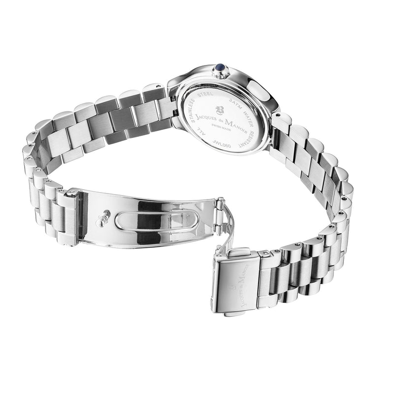 Jacques du Manoir Celine Zilverkleurig Dameshorloge JWL06001-zoom-