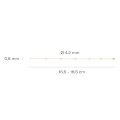 Blush 14 karat gold Bracelet 2248YPW