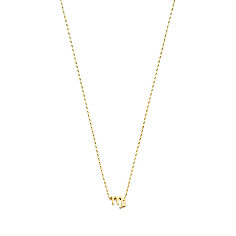 Isabel Bernard Étoiles d’Or Virgo 14 Carat Gold Venetian Necklace With Horoscope IB340183-zoom-