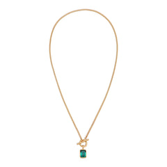 Elli 925 Sterling Silver Necklace Gold plated with Quartz 2004-BF-0007908-001