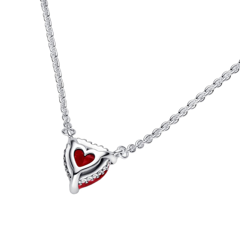Pandora Timeless 925 Sterling Silver Heart Necklace 392542C01-45-zoom-